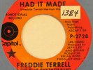 FREDDIE TERRELL You Had It Made / Why Not Me CAPITOL 45 northern soul HEAR