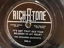 Rich-R-Tone 440 Crusaders Quartette RAINBOW OF LOVE  78 rpm Country V+