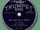 BLUES 78 : ( BIG ) JOE WILLIAMS ON TRUMPET 171 IN E CONDITION
