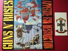 Guns N’ Roses Appetite for Destruction UK1st 1A/1B + PEEL-OFF “TATTOO” STICKER