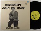 MISSISSIPPI JOHN HURT Avalon Blues Volume 2 HERITAGE LP uk mono