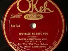 LOUIS ARMSTRONG AND HIS HOT FIVE OKEH Irish Black Bottom E+ COPY