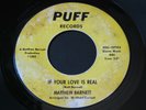Matthew Barnett   If Your Love Is Real / My Only Love   Puff   northern soul 45