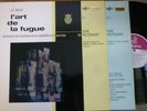 RISTENPART - G-F HENDEL  / BACH art of fugue / ERATO STE  2 LP