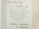 BOB DYLAN - Dirty Drivin Rain or Napoleon In Rags LP unofficial rare beatles