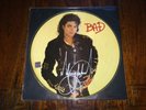 Michael Jackson Bad Picture Lp Signed Autograph COA no Promo