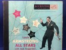 LOUIS ARMSTRONG ALL STARS with JACK TEAGARDEN 40-4044 EXC 78 12” 3 Album Set