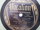 LOUIS ARMSTRONG When It's Sleepy Time Down South/I Surrender Dear VOCALION 3203