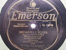 NOBLE SISSLE EUBIE BLAKE/AL BERNARD Broadway Blues/St Louis Blues EMERSON 10296