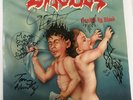 Exodus Bonded By Blood signed album Torrid Records COMBAT lp vinyl