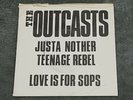 OUTCASTS - Justa Nother - 1978 Good Vibrations Reissue White Foldout Sleeve RARE