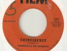 LAWRENCE & ARABIANS Coincidence HEM RARE NORTHERN SOUL USA 45