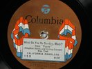 California Ramblers COLUMBIA 15-D E- PRE WAR JAZZ 78