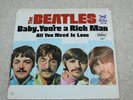 Beatles All You Need Is Love/Baby, You’re a Rich Man Pic Sleeve & 45 RPM Record