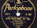 Parlophone R607-After You've Gone/ Louis Armstrong-Man From the South/Joe Venuti