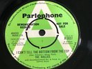 HOLLIES:I Can't Tell The Bottom From Top/Mad Professor Blyth UK Parlophone PROMO