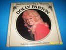 DOLLY PARTON  IMPORT LP ' ALTERNATE COVER  'JUST BECAUSE I`M A WOMAN VG  'RARE'