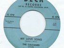R&B DOO WOP 45 - CALVANES 