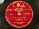JAZZ LOUIS ARMSTRONG & HIS HOT FIVE Muskrat Ramble OKEH 8300