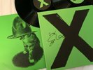 ED SHEERAN SIGNED WITH INSCRIPTION X MULTIPLY 2XLP BLACK VINYL SET