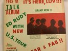 Ed Rudy The Beatles 1965 Talk Album Volume 3 It's Here, Luv  New US Tour