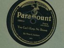 Bo Weavil Jackson Paramount 12389 V+ Blues 78 You Can't Keep No Brown b/w Pistol