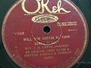 78 RPM Rev J M Gates OKEH 8508 Will the Coffin Be Your Santa Claus V