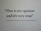 NY Taxi cab driver spoken word lp That is my Opinion & it's very true