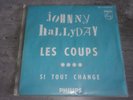 45T/ SP SINGLE  PROMO HALLYDAY JUKE BOX 