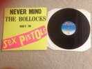 SEX PISTOLS - NEVER MIND THE BOLLOCKS ORIGINAL VINYL ALBUM 1977 PUNK