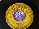 ELVIS PRESLEY SUN 209 45 That's All Right / Blue Moon of Kentucky w/Push Marks