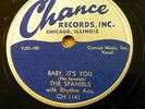 THE SPANIELS doo-wop 78 BABY IT'S YOU b/w BOUNCE on MINT Minus CHANCE lbl RJ 273