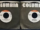 AEROSMITH 2 Mint Radio Station Promo 45's-Steven Tyler The Beatles (Cover)
