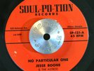 CROSSOVER SOUL 45 - JESSE BOONE & ASTROS - NO PARTICULAR ONE Northern VG++ HEAR