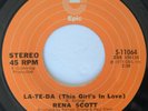 Rare Soul RENA SCOTT It's Time To Go Now / La-Te-Da (This Girl's In Love) EX