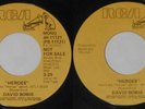 David Bowie - Heroes  mono/stereo  - original 1977  U.S promo 7