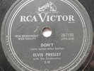 ELVIS PRESLEY Don't / I beg of you CANADA ORIG 1958 RCA VICTOR 78 20-7150