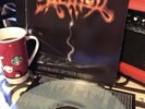 Hellion/Screams In The Night  VG+ Limited Edition of 1000 copies in CLEAR vinyl