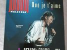 rare maxi 45 tours que je t'aime Johnny Hallyday spécial promo