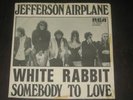 Jefferson Airplane rare 67 HOLLAND 45 White Rabbit / Somebody To Love in PS  EX