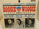 ALBERT AMMONS PETE JOHNSON LUX LEWIS Boogie Woogie Trio Shrink Blues LP Mint