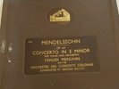 Mendelssohn His Masters  Voice 4LP box set Concerto in E Minor Menuhin Enesco