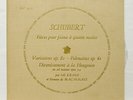 DF195 LILI KRAUS, MAGALHAES - SCHUBERT 4-hand piano DISCOPHILES FRANCAIS LP EX