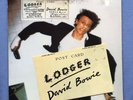 David Bowie Lodger LP PROMO w/ POSTCARD Sticker RCA AQL1-3254 STERLING w/ sleeve