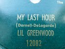 LIL GREENWOOD & FOUR JACKS doo-wop 78 MY LAST HOUR   MONDAY MORNING BLUES RJ 136