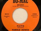 crossover modern soul 45 Harold Bowen faith bo-Mac near mint unplayed