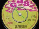60s 70s Skinhead Reggae THE UNIQUES too proud to beg UK Pama Gas 7