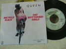 QUEEN  45 rpm + Picture Sleeve  Fat Bottomed Girls / Bicycle Race  1978 Elektra