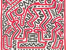 Original Keith Haring poster Fun Gallery 1983