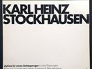 Karlheinz Stockhausen, Vinyl LP Zyklus für einen Schlagzeuger, 60er, Wergo 60010